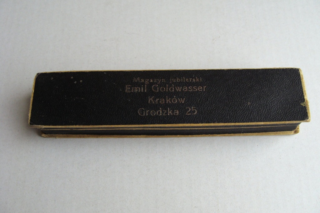 KRAKÓW EMIL GOLDWASSER JUBILER przedw. PUDEŁECZKO