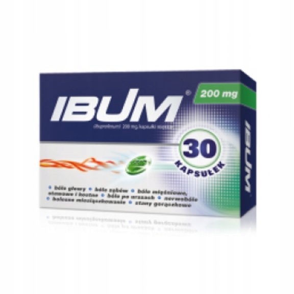 IBUM 200 mg 30 kapsułek Hasco APTEKA