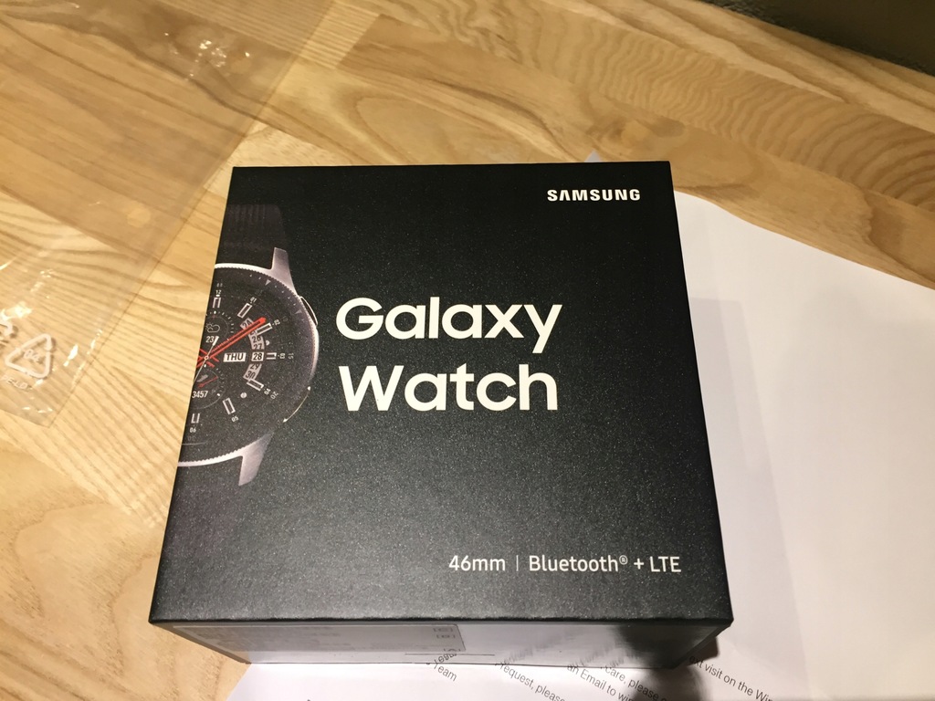 SAMSUNG GALAXY WATCH 46mm Silver LTE SMR805F 7727094422 oficjalne archiwum Allegro
