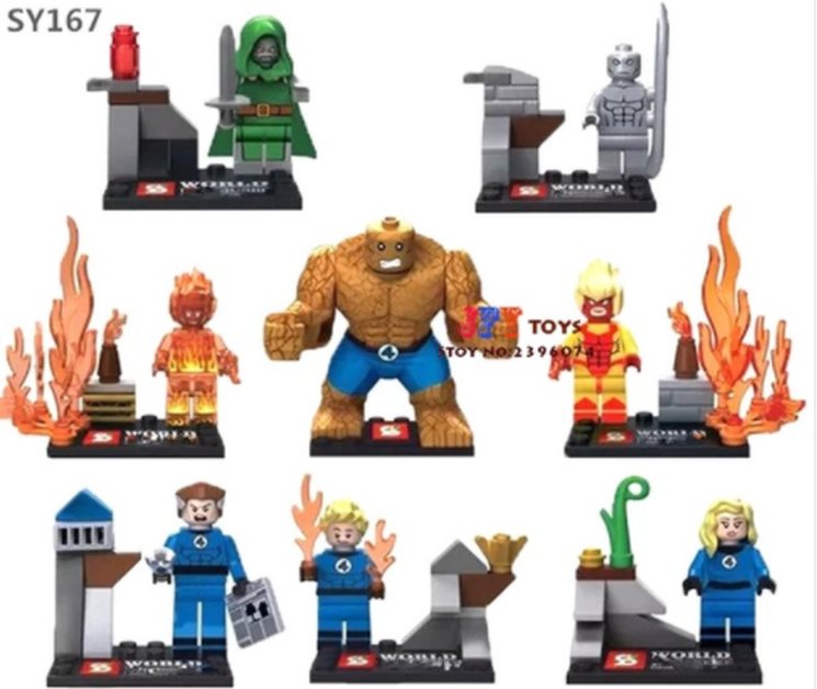 LEGO FIGURKI Fantastyczna 4