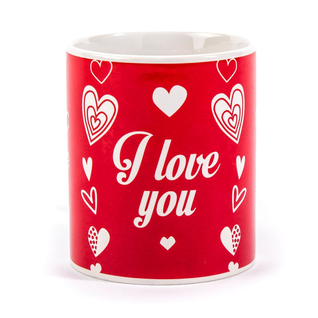 Kubek ceramiczny z napisem TAPETA I LOVE YOU 300ml
