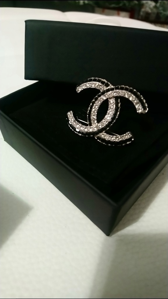 Broszka CHANEL Oryginał Paragon