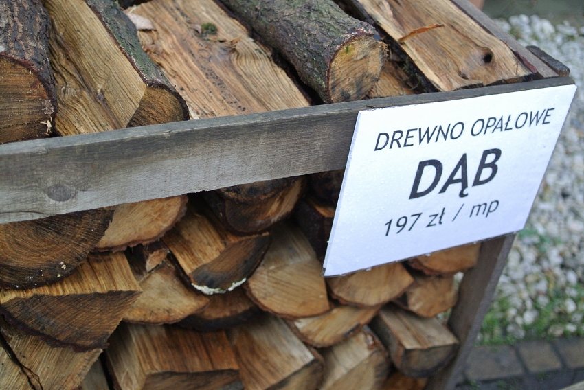Drewno opałowe Dąb - kominkowe