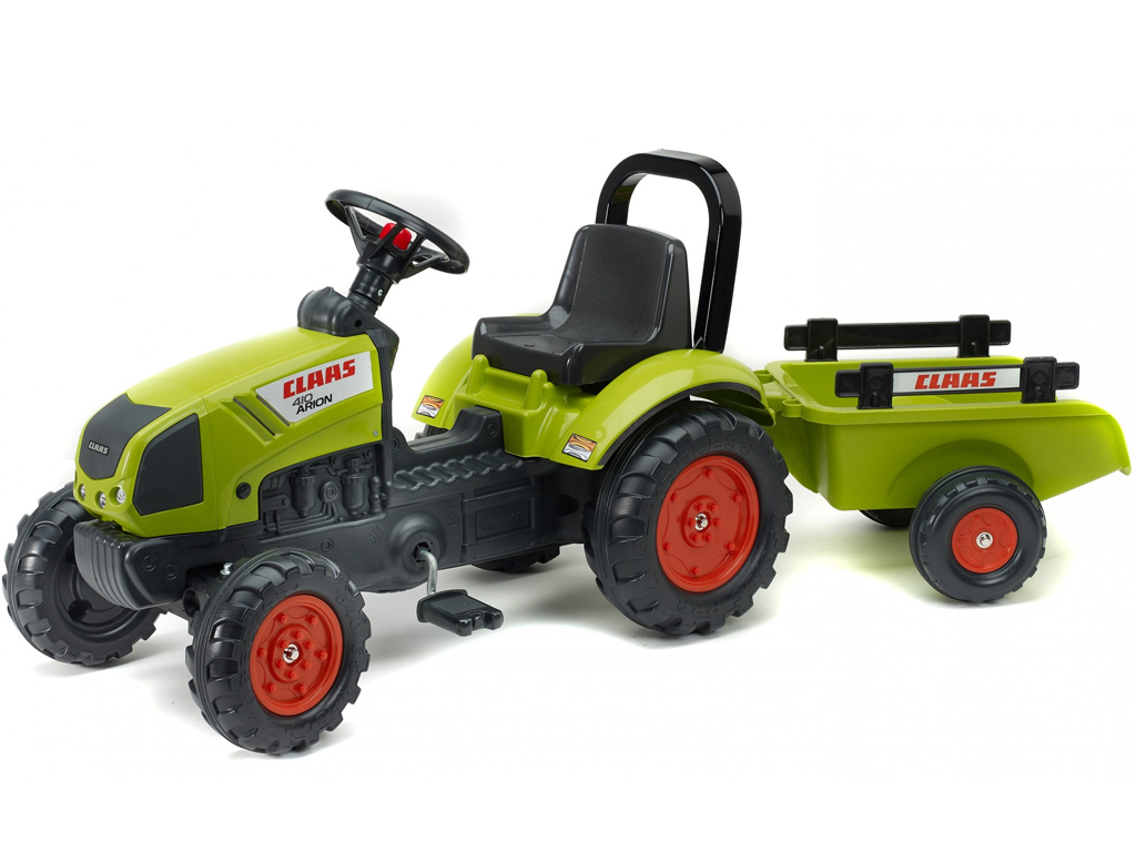 FALK TRAKTOR CLAAS Na Pedały PRZYCZEPA 2-5 Klakson