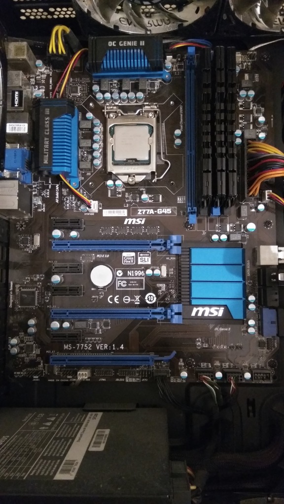 i7 3770K + MSI Z77 G-45 + 12GB DDR3 2400 mhz