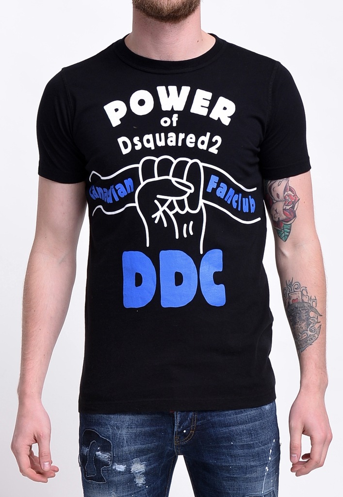 Koszulka T-Shirt Dsquared Caten Power Slim S