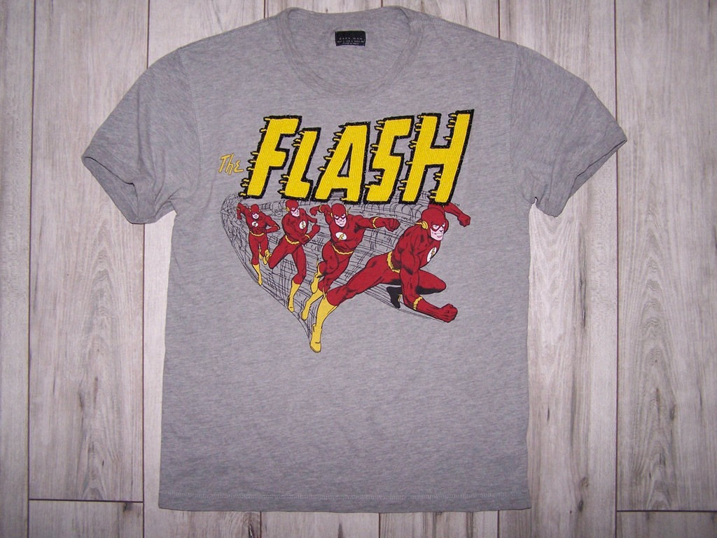 ZARA T-shirt L Slim Fit Koszulka MARVEL Flash