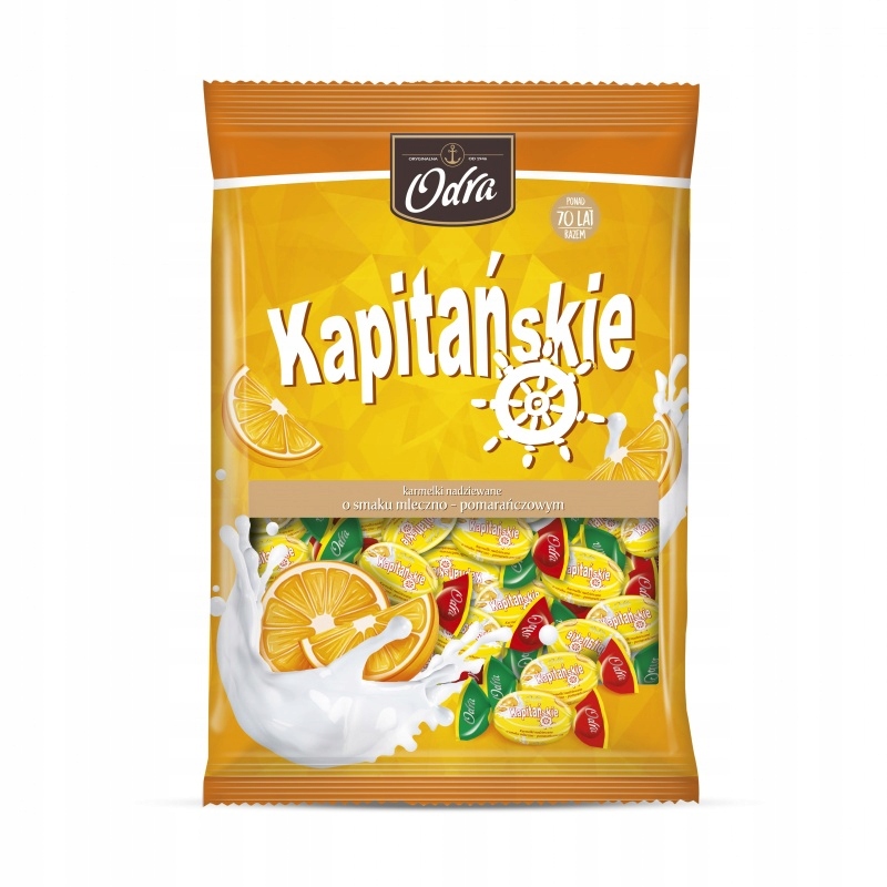 KAPITAŃSKIE CUKIERKI/KARMELKI/SŁODYCZE ODRA 1KG