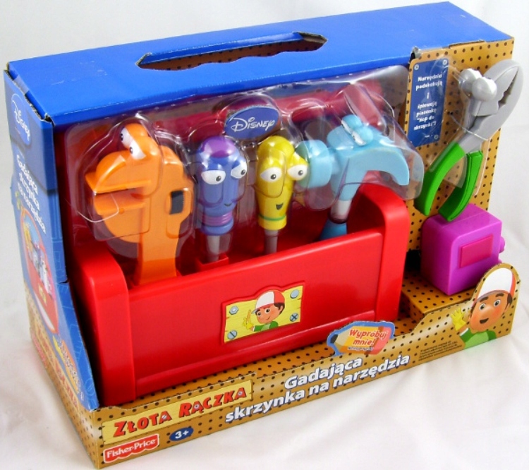 FISHER PRICE 8128 SKRZYNKA Z NARZĘDZIAMI MANIEK