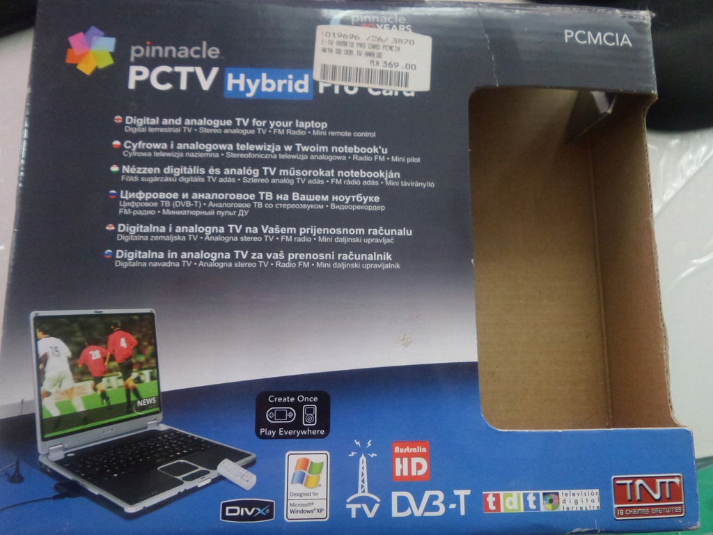 PCTV Hybrid PRO CARD Pinnacle karta TV do laptopa