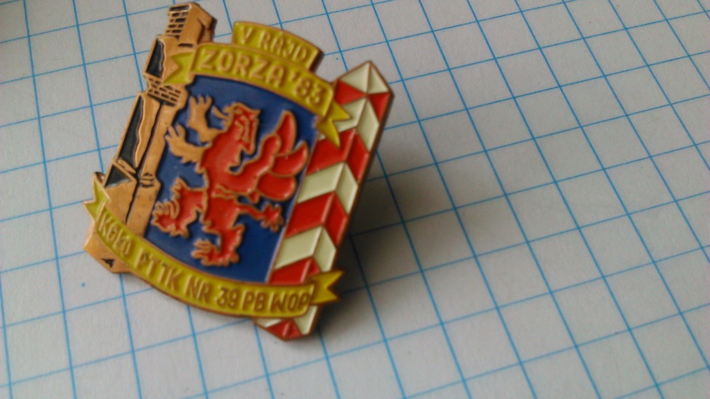 odznaka WOP Wojska Ochrony Pogranicza 1983r LWP