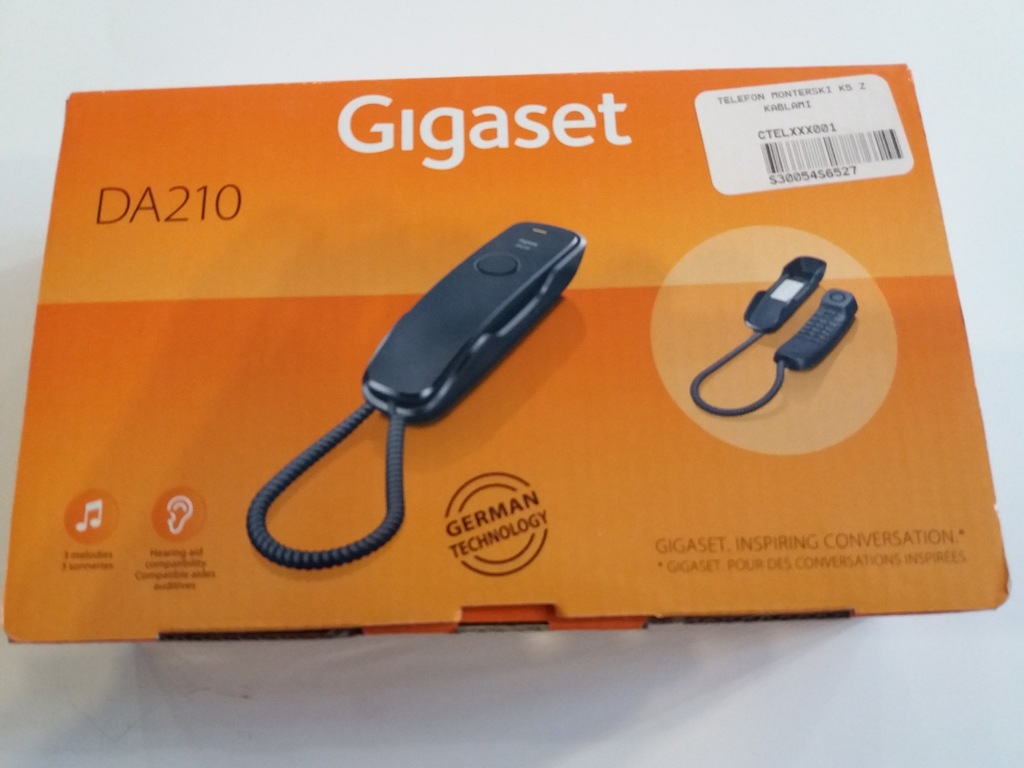 Telefon Gigaset DA210 - monterski - 7033885638 - oficjalne archiwum Allegro