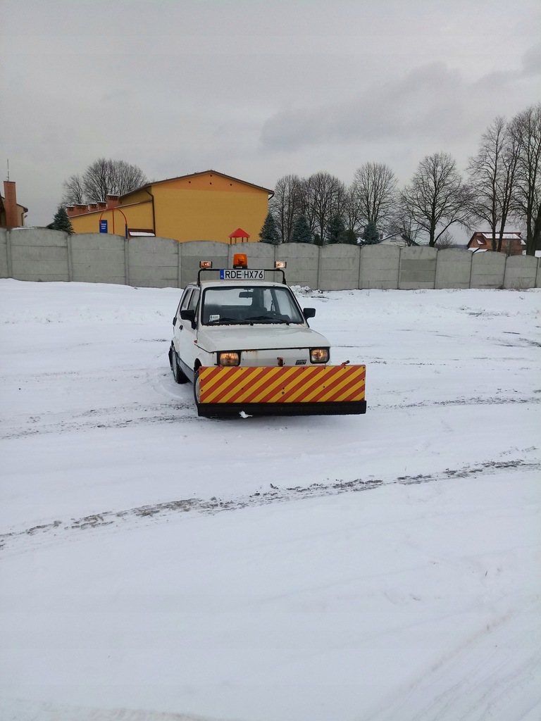 fiat Maluch odśnieżarka