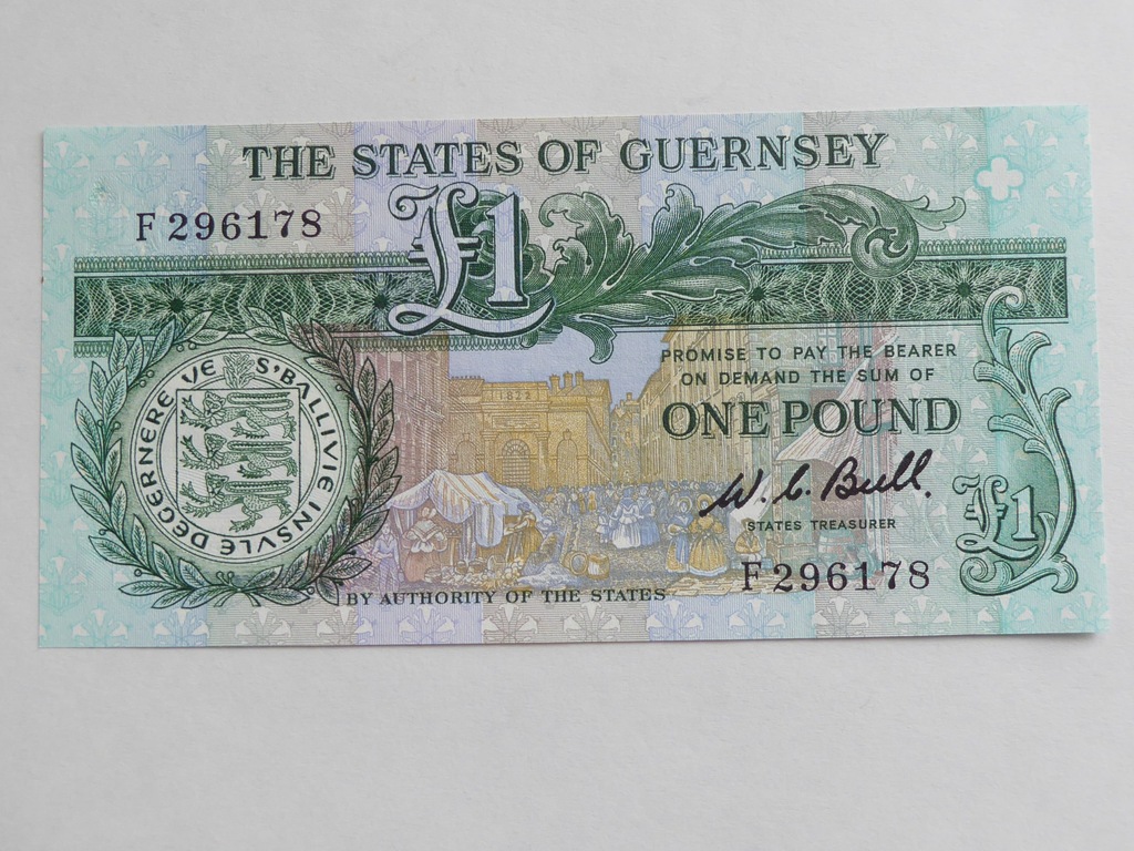 1 Funt Guernsey - Banknot  UNC -154