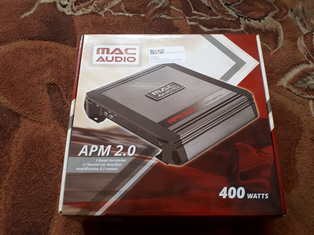 WZMACNIACZ MAC AUDIO AMP 2.0 400W WROCŁAW NOWY