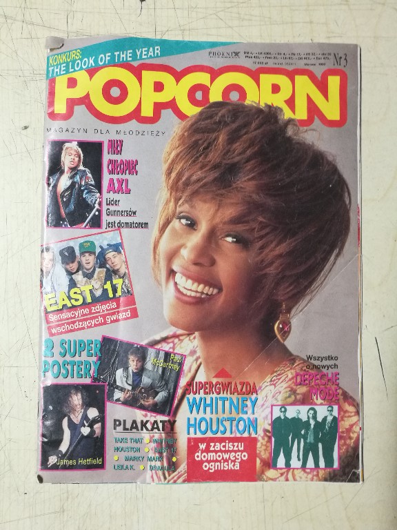 Czasopismo Popcorn 1993 rok. Plakaty