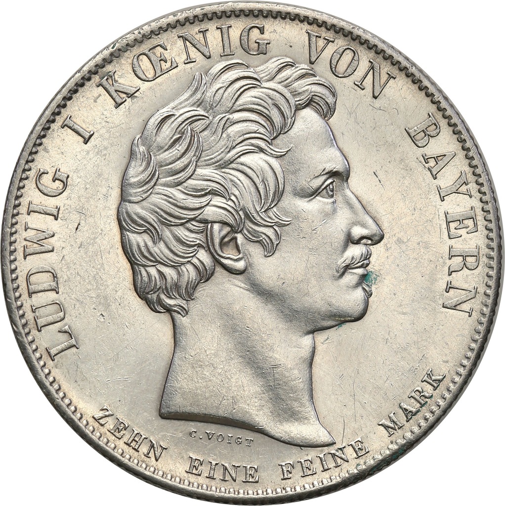 Niemcy Bawaria TALAR 1832 Otto król Grecji st.2+