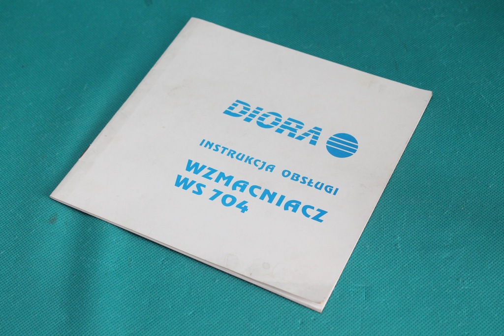 Unitra Diora WS 704 ++ instrukcja