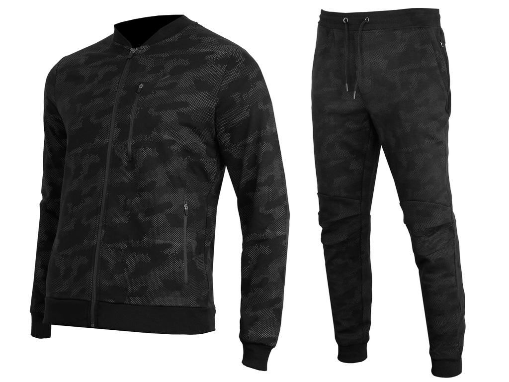 OTH 4F Dresy Męskie L18 Allover Bluza+Spodnie M