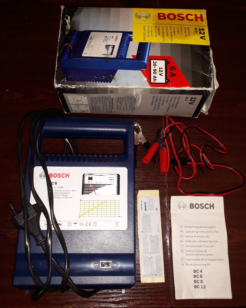 Prostownik BOSCH BC6 12V bdb