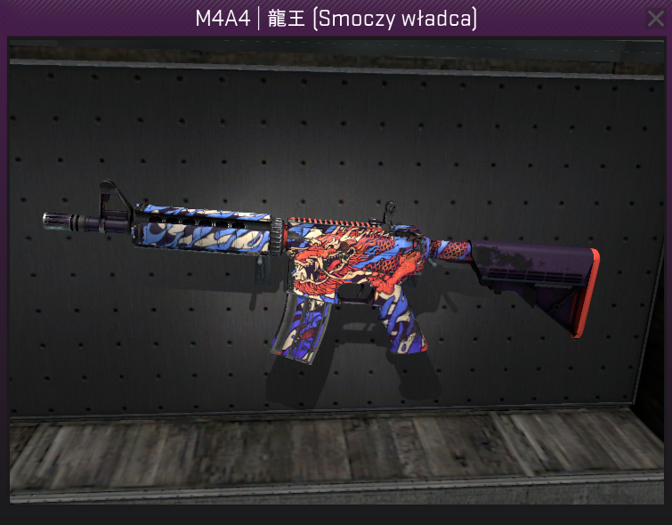 M4A4 SMOCZY WŁADCA DRAGON KING CS GO skin - 7425984377 - oficjalne ...