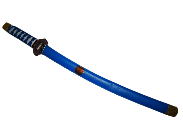 MIECZ NINJA KATANA SAMURAJ niebieski 1m