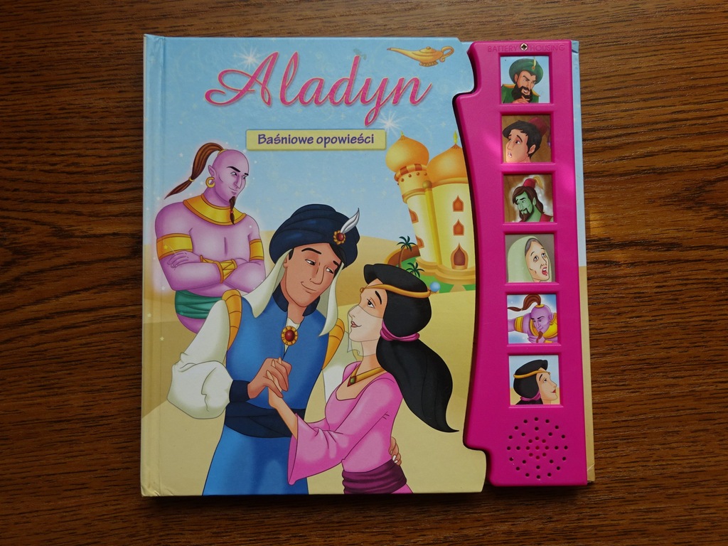 Aladyn - książka która sama czyta baśniowe opowieś