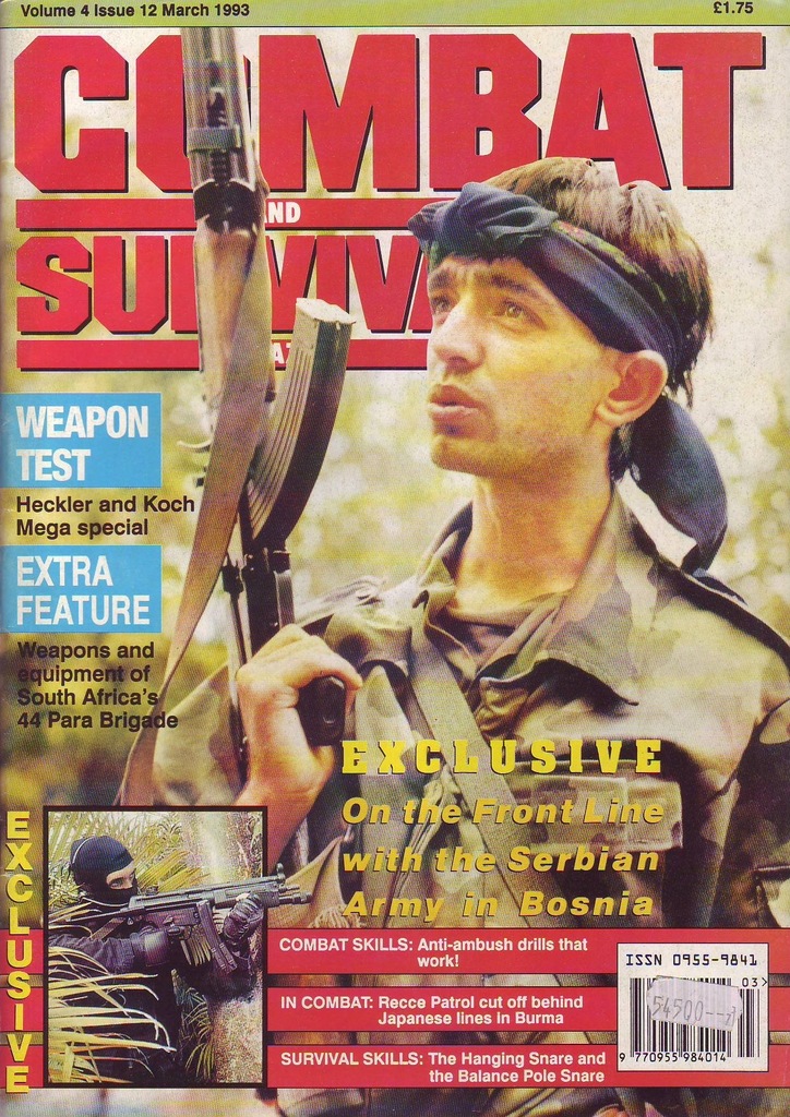 COMBAT AND SURVIVAL, vol 4, issue 12, march 1993