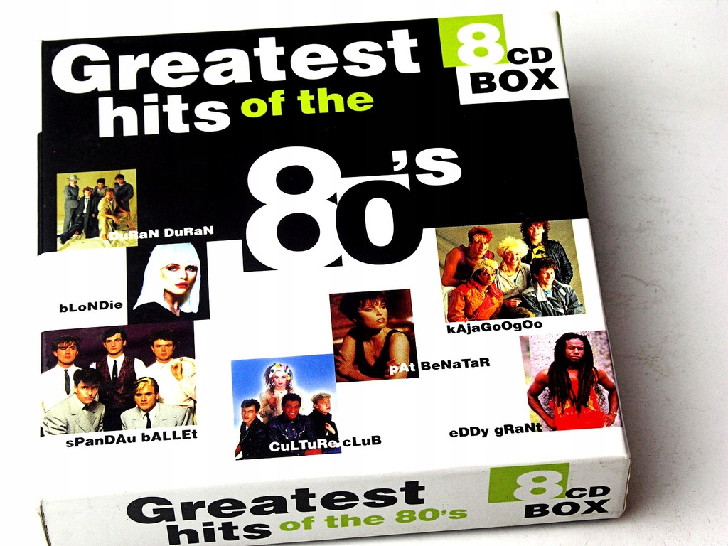 GREATEST HITS OF THE 80'S [8CD] (BLONDIE,DURAN DUR