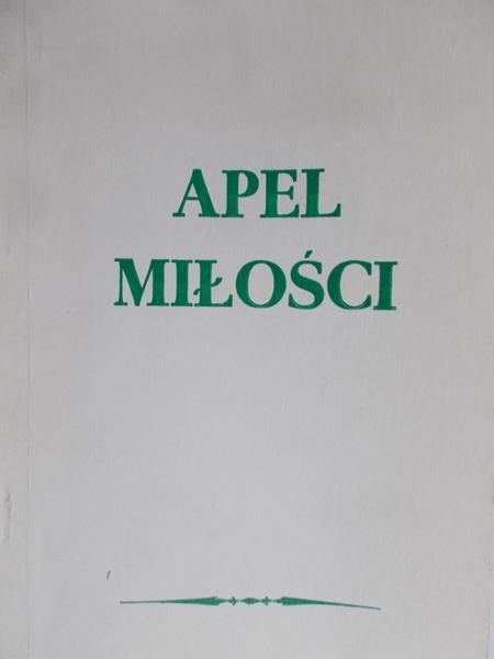 Józefa Menendez  - Apel miłości, Reprint 1949