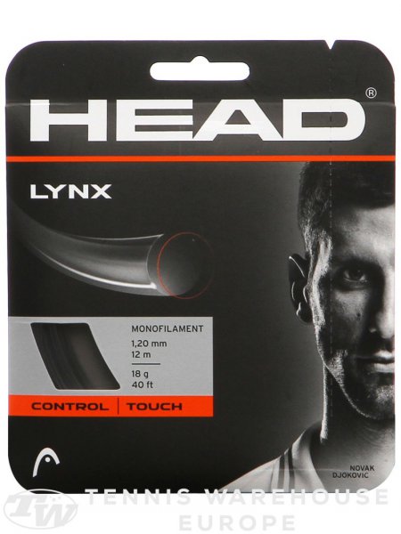 Naciąg tenisowy Head Lynx 12 m - anhracite 1,20mm