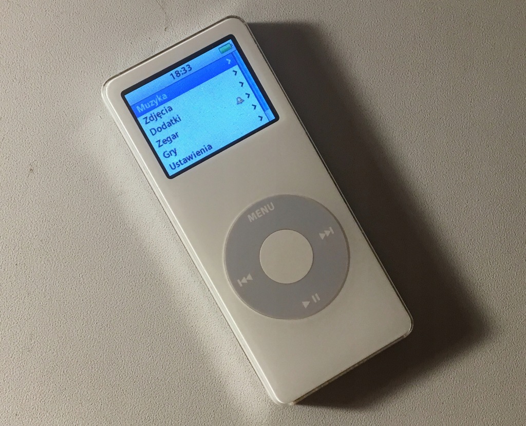 iPod nano 1G 2GB Warszawa kabel, śmiga
