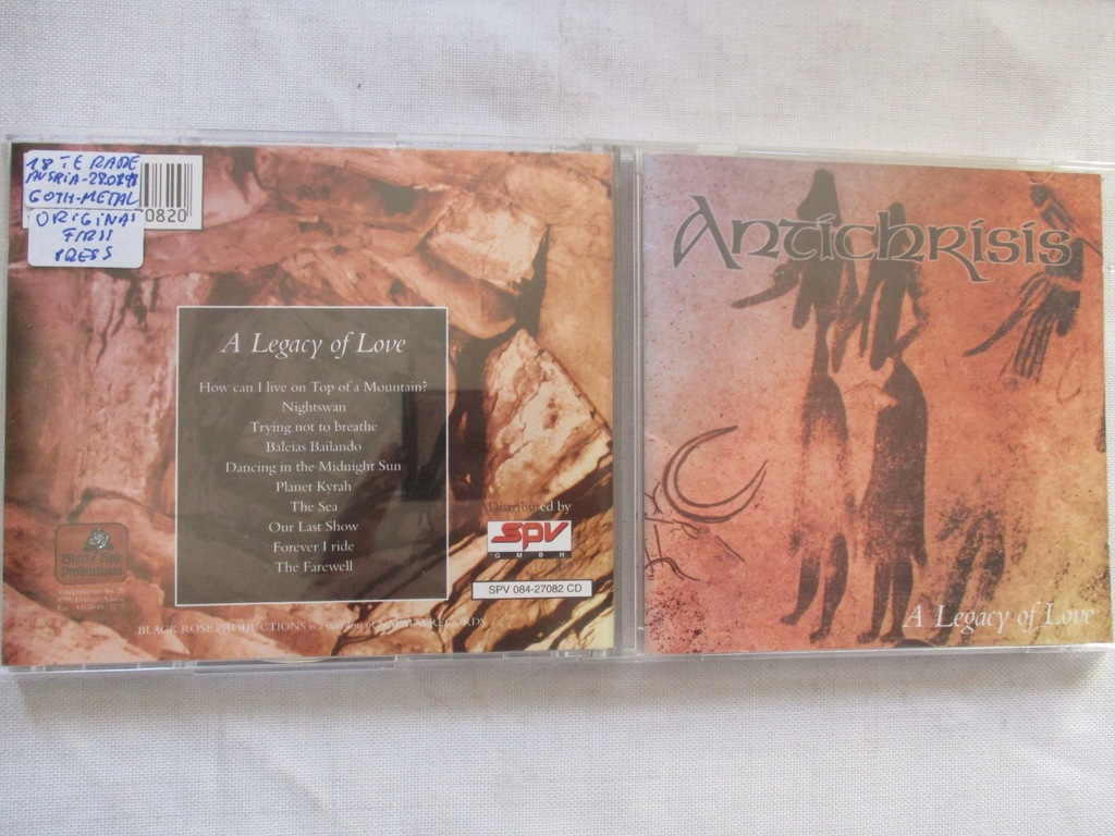 Antichrisis A Legacy Of Love CD