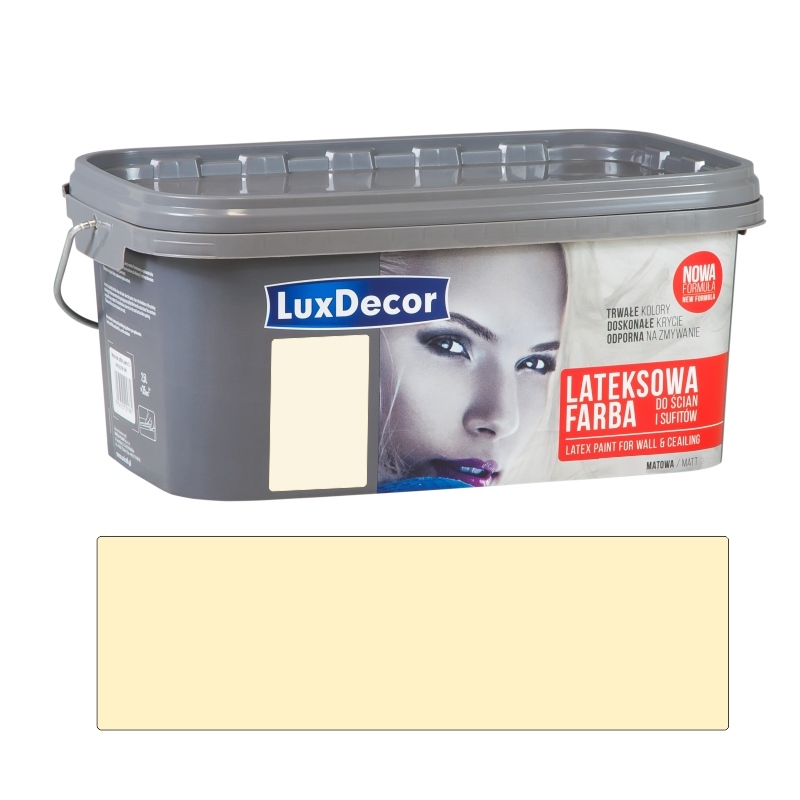 FARBA LATEKSOWA LUXDECOR 2,5L PTASIE MLECZKO