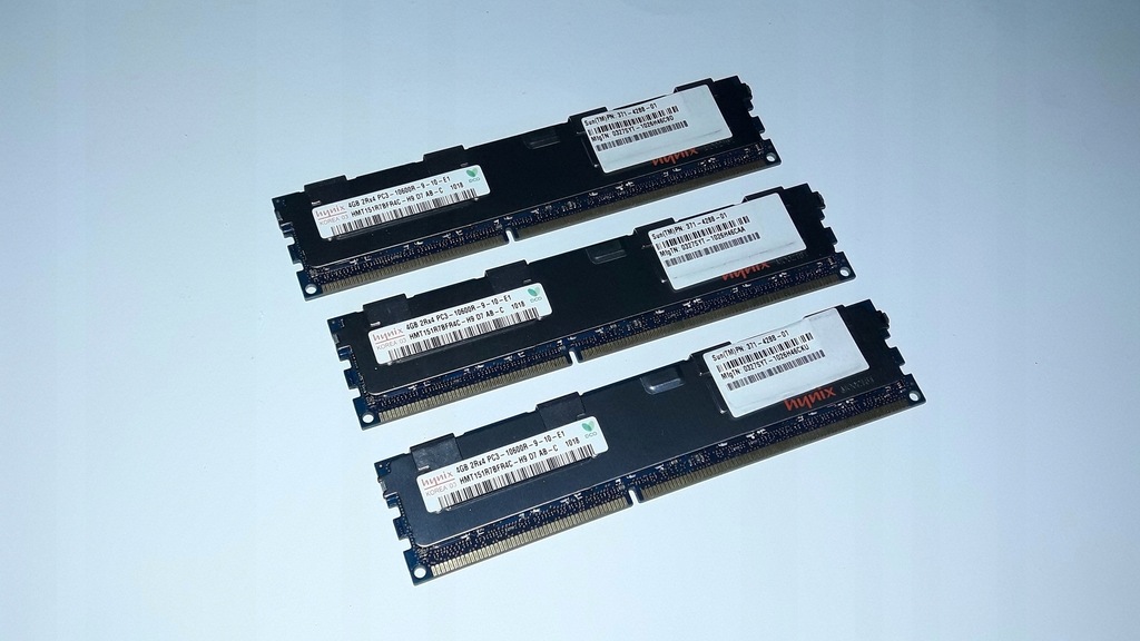 Pamięć Serwerowa DDR3 12GB 3X4GB Hynix Gwarancja