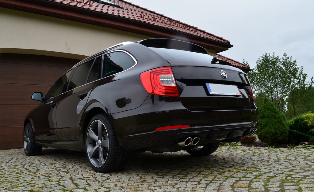 SKODA SUPERB 2 2 FL DYFUZOR SPOILER TYŁ TFB TUNING