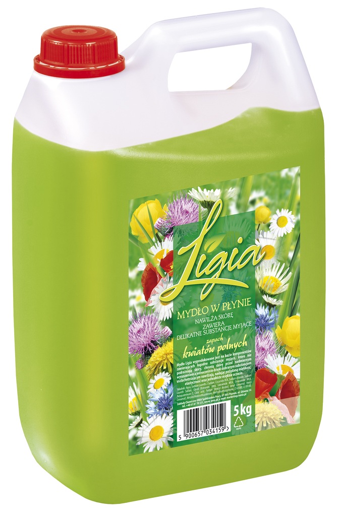 MYDŁO W PŁYNIE Ligia kwiaty polne 5kg - Tytan