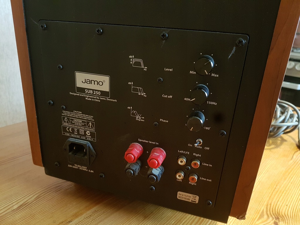 subwoofer aktywny JAMO SUB 250 7731202393 oficjalne archiwum Allegro