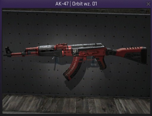 AK-47 - Orbita wz. 01 CS;GO SKIN