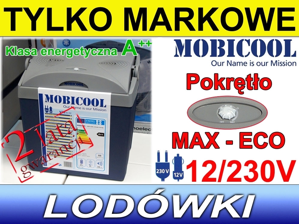 LODÓWKA SAMOCHODOWA PRZENOŚNA Mobicool V26 12 230V