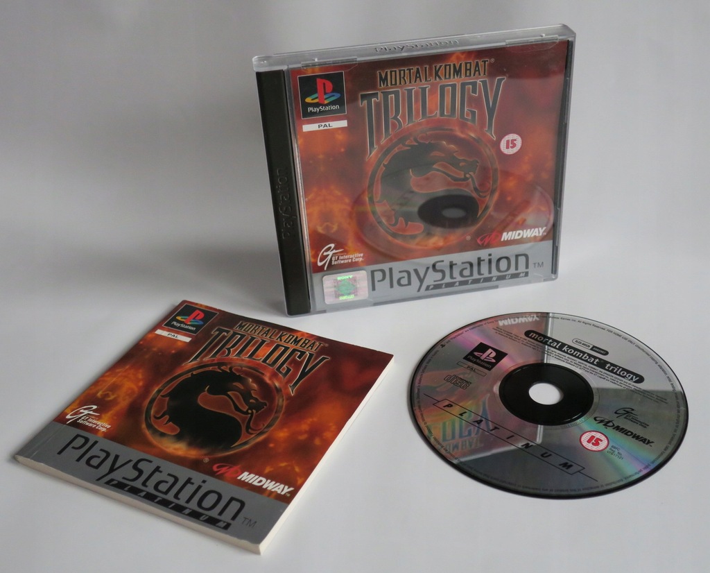 MORTAL KOMBAT TRILOGY PS1 PlayStation PSX