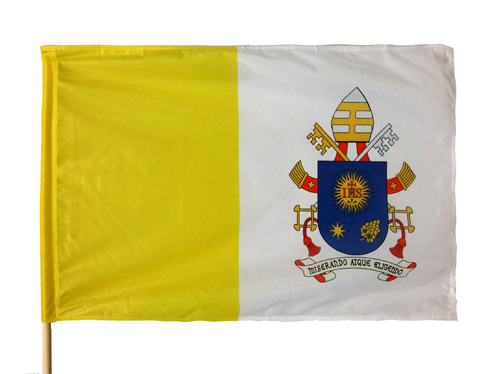 Flaga Religijna Watykanu Papieska Herb Franciszek