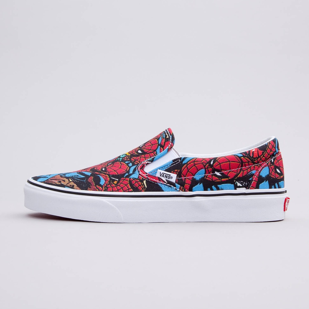 vans marvel slip on spiderman