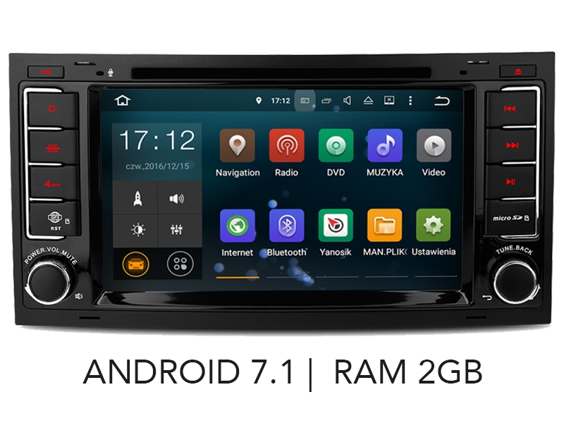 NAWIGACJA DVD RADIO VW T5 TOUAREG ANDROID 7.1 wifi