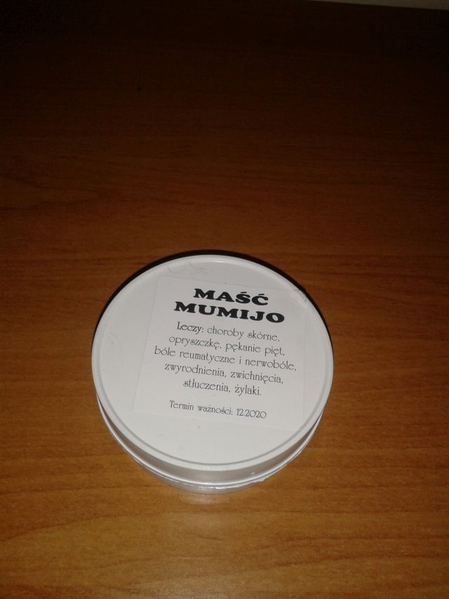 Oryginalna maść mumijo Ojca Grzegorza Sroki