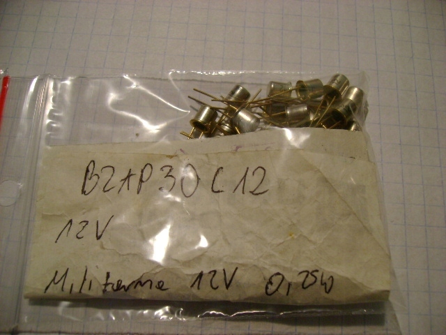 DIODA ZENERA 12V BZAP30-C12 WER. MILITARNA 2 SZT