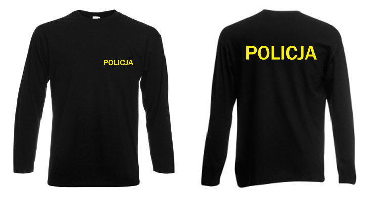 Koszulka longsleeve POLICJA męska L PLC2