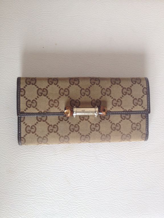 Oryginalny portfel Gucci monogram