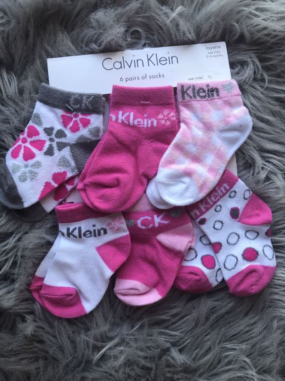 Calvin Klein skarpetki dziewczynka 0-6 miesięcy