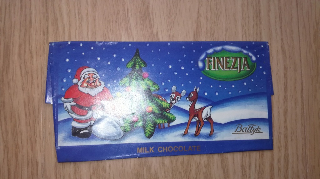 BAŁTYK OPAKOWANIE CZEKOLADA FINEZJA MIKOŁAJ